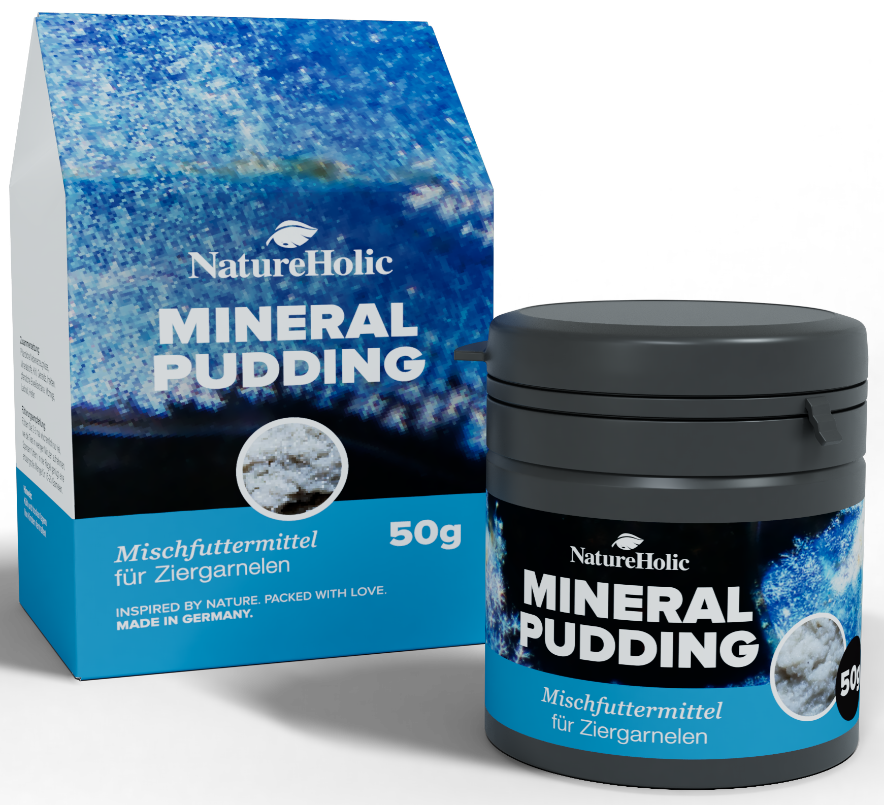 NatureHolic Mineral Pudding 50g, Garnelenfutter